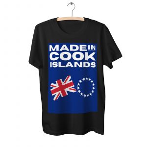 Cook Islands - Made in Flag - Couple's Cotton Tshirt