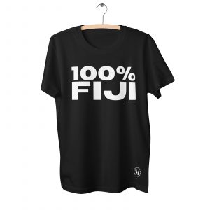 Fiji - 100% - Black - Couple's Cotton Tshirt